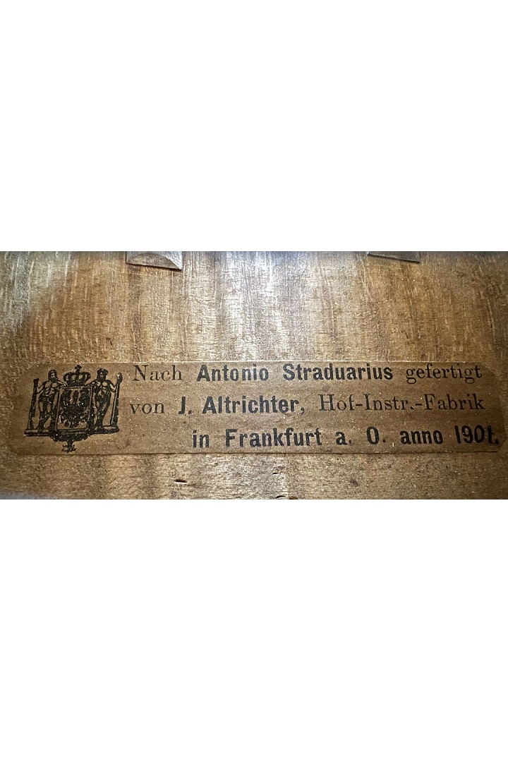 Altrichter J. - Hof-Instrumenten-Fabrik - Frankfurt a. O. Anno 1901 - B-114 - 39,5